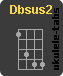 Ukulele chord : Dbsus2