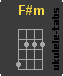 F#m Ukulelengriffe
